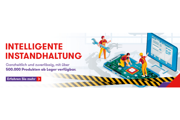 Banner für Landingpage "Intelligente Instandhaltung"