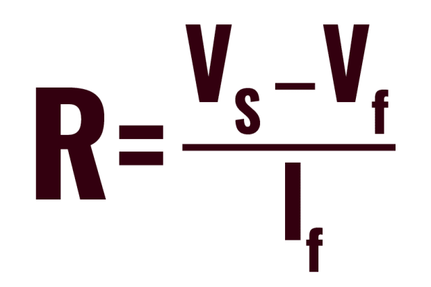 Resistance formula