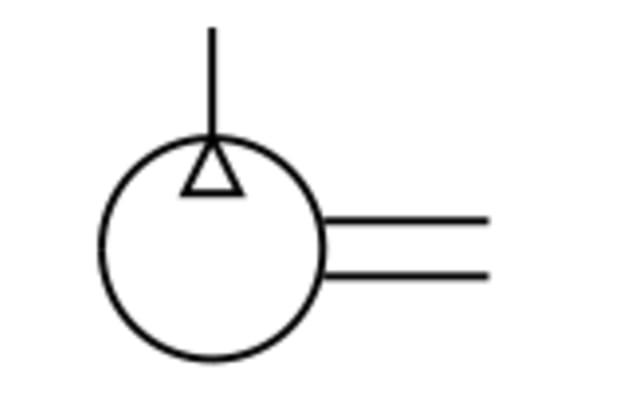 Kompressor / Verdichter Schaltsymbol