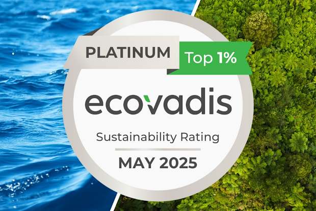 EcoVadis Platinum 2025