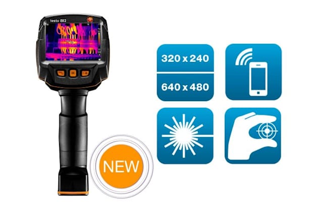 Caméra thermique pour test et mesure.