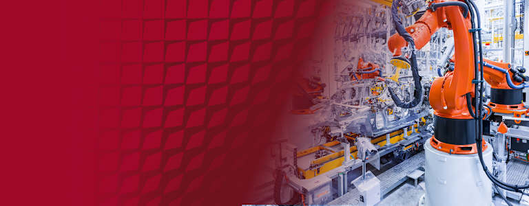 automotive manufacturing robotic arm