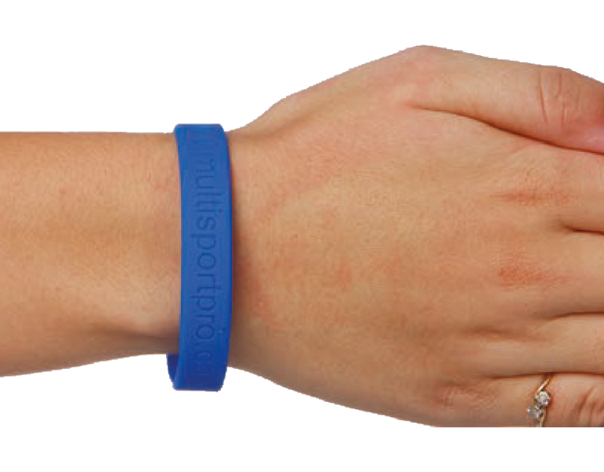 Debossed Silicone Wristbands