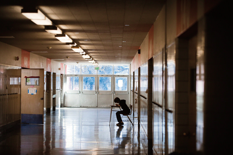 Inside high school