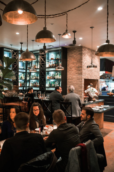 Levant's dining room and bar
