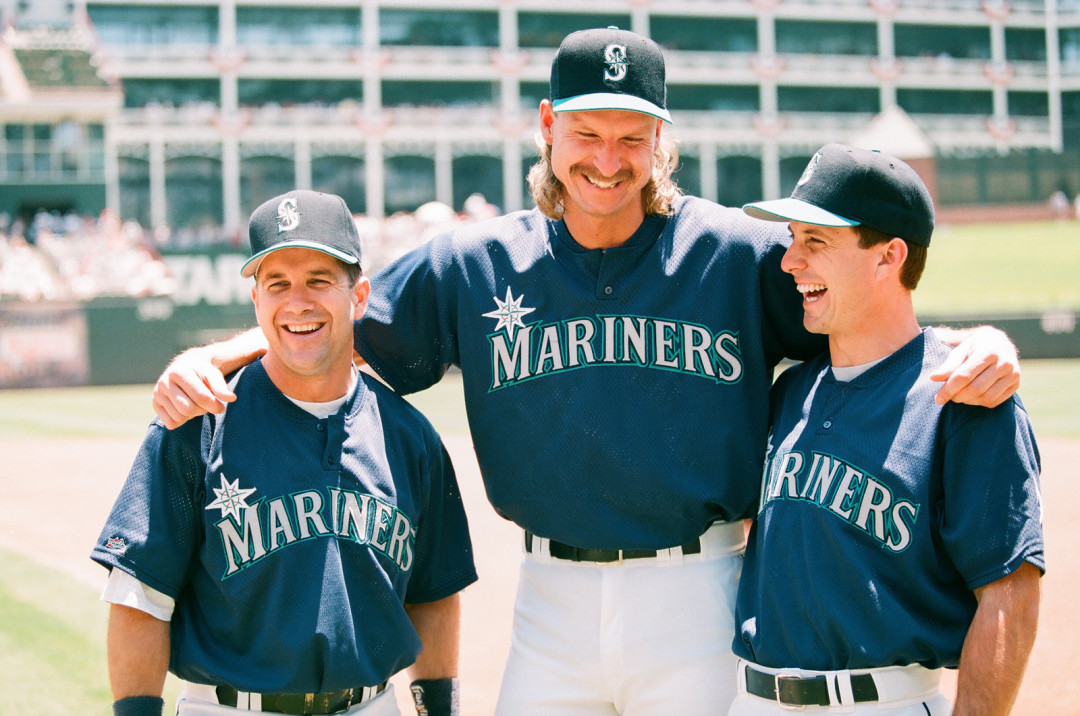 Seattle Mariners Ken Griffey Jr 1995 Batting Practice Jersey, Large