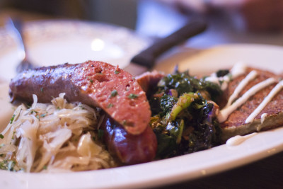 Kielbasa Dobre at bar dobre in portland oregon