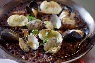 paella at ataula in portland oregon