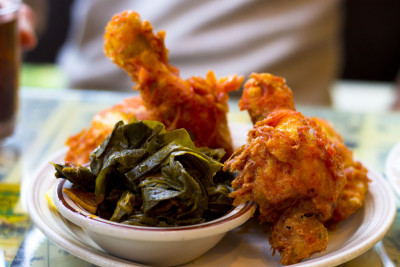 Fried Chicken at Double Dragon in Portland Oregon