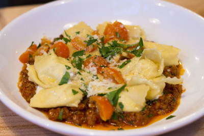 agnolotti at grass in portland oregon