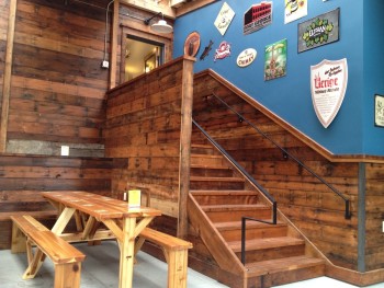 Belmont Station's new sun porch.