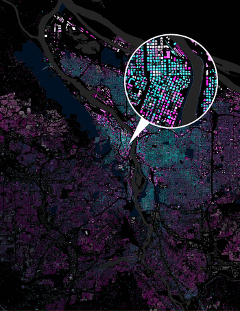 A local data tinkerer maps PDX's progress with interactive map dubbed Portland, Oregon: The Age of a City