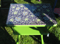 cracked pots table