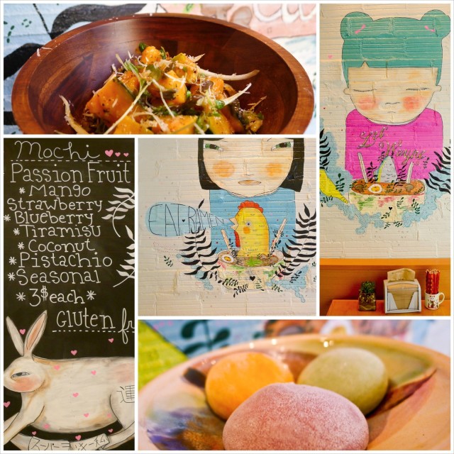 Quirky murals, seasonal salads, and colorful mochi signal the starting line for Boxer Ramen.
