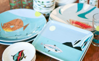 Charley Harper plates by Fishes Eddy