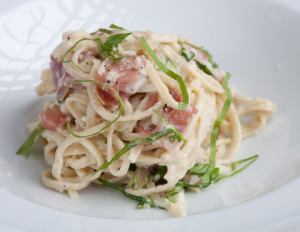Handmade pasta at Tabla