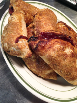 Feastwork's cherry nectarine hand pies