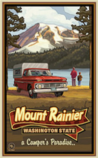 Car camping at Rainier