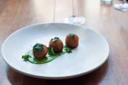 Arancini at Agrodolce