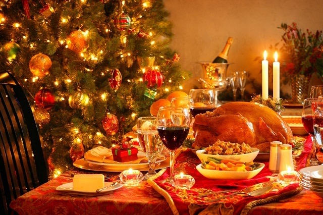 Dinner on store christmas day