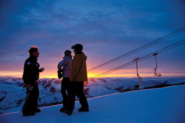 sun valley idaho ski patrol sunrise