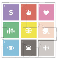 spaces design feng shui map