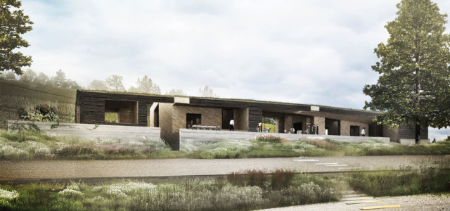 Rendering of Sokol Blosser's new tasting room