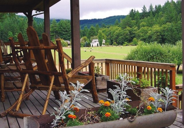 The farm cottage at Leaping Lamb Farm