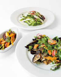 salad trout carrots