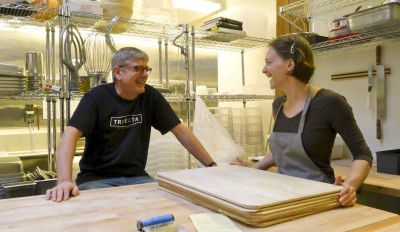 Ken Forkish and Trifecta pastry chef Eve Kutteman