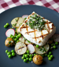 grilled halibut