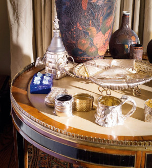 Russian tromp l’oeil silver
