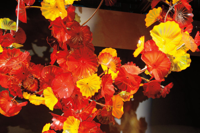 Spring Arts-Blown glass flowers