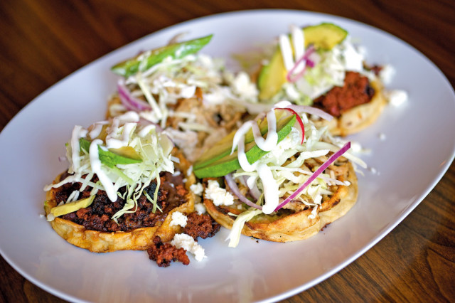 chicken sopes