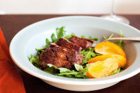 duck breast persimmons