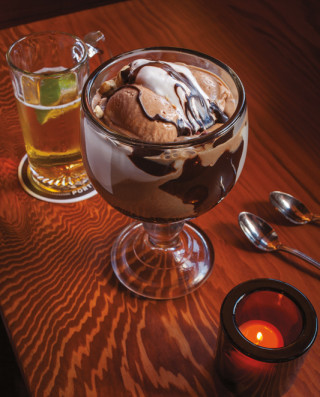 Trigger’s mammoth Mexican chocolate ice cream sundae