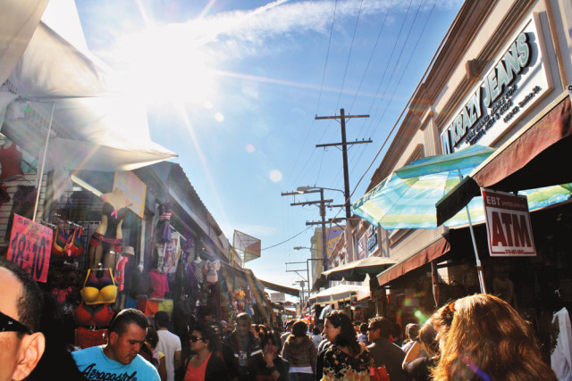 Santee Alley in Downtown Los Angeles