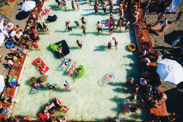 What the Festival wading pool
