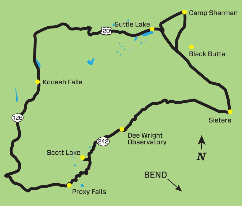 Mckenzie santiam pass map wqv5vt