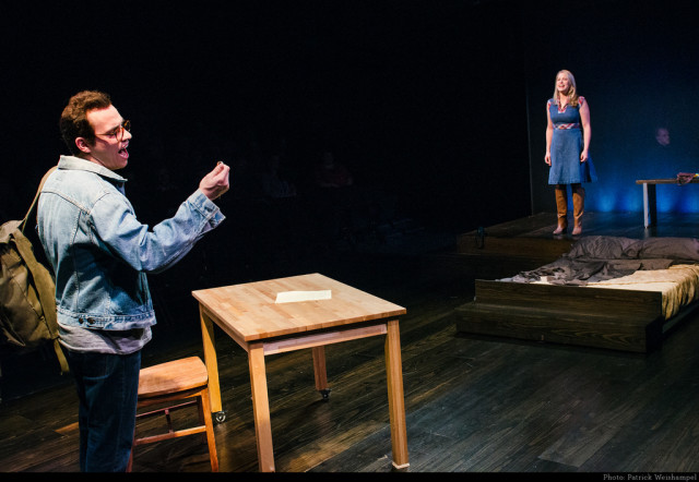 Drew Harper, as Jamie Wellerstein, and Merideth Kaye Clark, as Cathy Hiatt