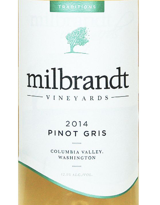 Milbrandt vineyards 2014 traditions pinot gris da2siz