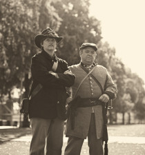 Civil war reenactors