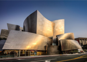 The Walt Disney Concert Hall in Los Angeles