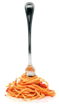 Editor's Note—fork in spaghetti