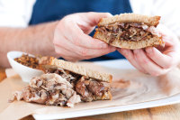 terra cole traditional pastrami sandwich