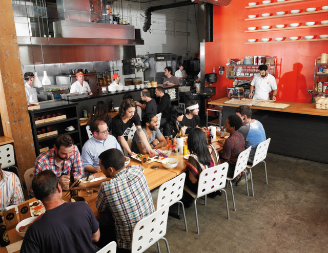 Boke Bowl’s communal table