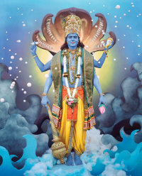 Manjari Sharma, Lord Vishnu, from the Darshan series, 2013, Courtesy of Richard Levy Gallery and the artist