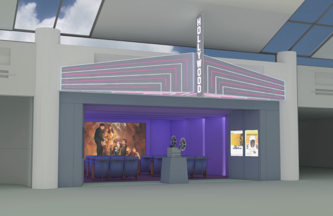 Hollywood theatre pdx airport plans kbajmf