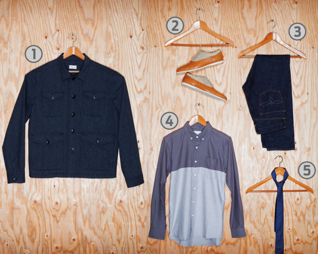 weather-ready jackets, hats, ties, and shoes from local boutiques.
