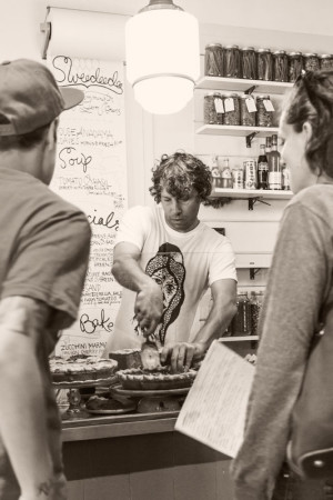 Sweedeedee counter man Jeff Rowles